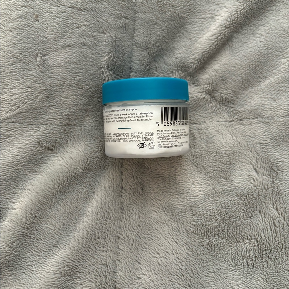 Cleansing Purifying Scrub with Sea Salt - Blue and White - Picture 2 of 2